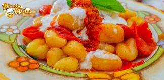 Gnocchi al pecorino con pomodorini e burrata portiamo in tavola un piatto che nessuno ha mai assaggiato