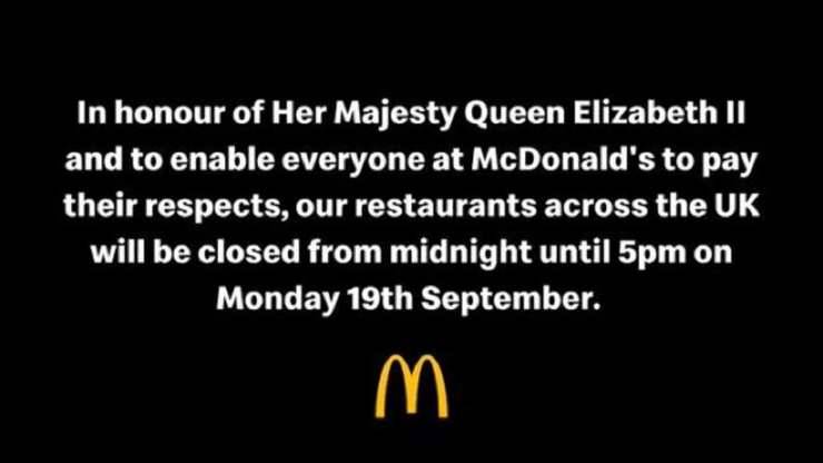 McDonald's omaggio Regina Elisabetta - RicettaSprint