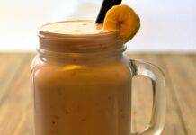 Milkshake caramello e banana