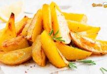 Patate al forno ricoperte di parmigiano, pazzesche mangiate calde