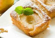 Plumcake soffice alle pere e yogurt ti innamorerai al primo morso, si scioglie in bocca