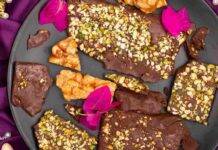 Schiacciatine cioccolatose al pistacchio