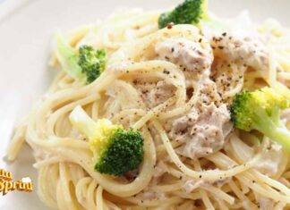 Spaghetti cremosi al tonno e broccoli il pranzo economico e veloce, ma di gran effetto