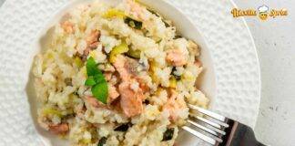 Zucchine, salmone e aggiungi del riso, non puoi capire che piatto fantastico ti mangi