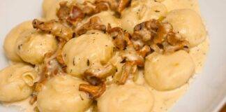 Gnocchetti alla zucca con funghi e tartufo, di giovedì non possono mancare