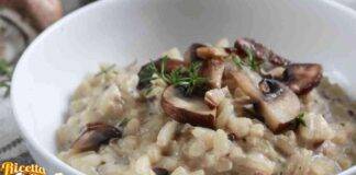 Risotto ai funghi, chi lo ha detto che devi spendere un occhio della testa? Ecco il mio trucchetto