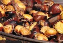 Castagne arrosto, ma non arrostite, le prepari e non sporchi nulla