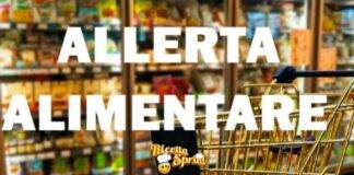 Allarme alimentare alimento ritiro - RicettaSprint