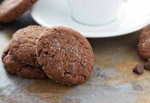 Biscotti al cacao e cioccolato senza glutine