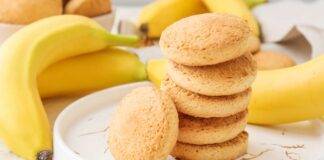 Biscotti alla banana se li inzuppi nel latte sentirai che bontà
