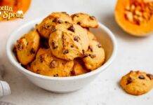 Biscotti di zucca e gocce di cioccolato una ricetta davvero originale