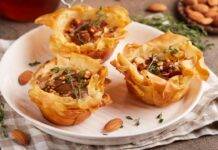 Cestini di pasta fillo alle pere questo è quello che ci vuole dopo cena