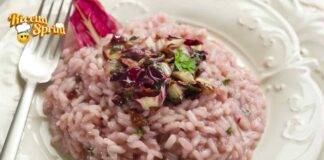 Risotto al radicchio semplice ed economico, un piatto sublime e godurioso