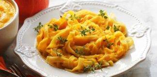 Tagliatelle cremose alla zucca bontà unica, tutti faranno il bis!