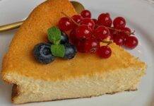 Torta di ricotta e vaniglia