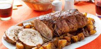 Arrosto di tacchino con patate e cipolline alleniamoci per le feste natalizie