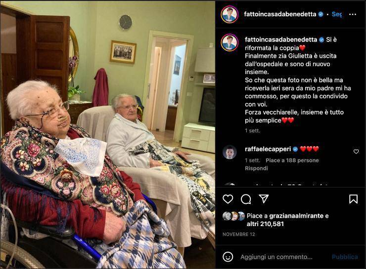 Benedetta Rossi sopraffatta dal dolore - RicettaSprint