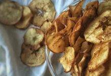 Chips di mele allo zenzero