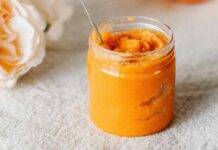 Crema dolce spalmabile di carote