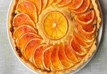 Crostata mascarpone e arancia rossa