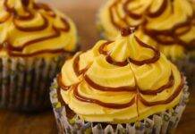 Cupcake zabaione e caramello