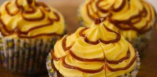 Cupcake zabaione e caramello