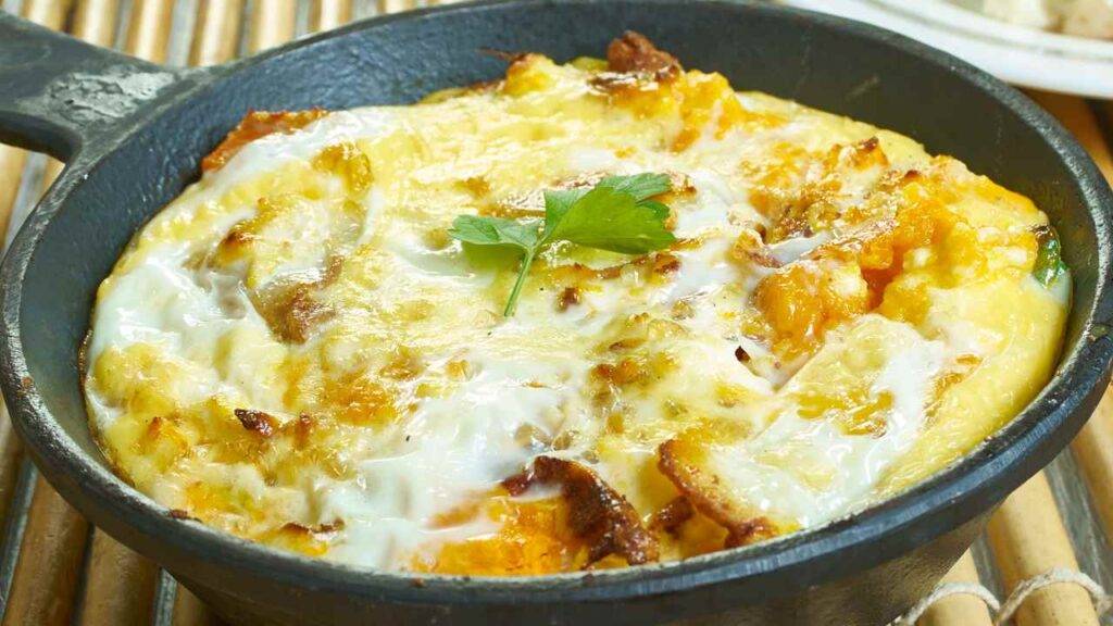 Frittata di ricotta zucca e pancetta al forno, la cena veloce perfetta per tutta la famiglia