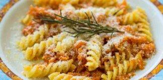 Fusilli rosmarino e zucca un tripudio di sapori e profumi unici