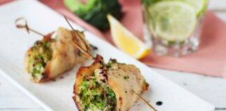 Involtini di pollo con broccoli secondo completo e facile da preparare