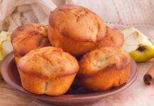 Muffin alle mele e ricotta talmente soffici che si sciolgono in bocca