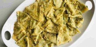 Ravioli al pesto di noci