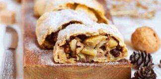 Strudel castagne e mele accompagna con del tè e la pausa è servita!