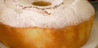 Torta al latte caldo solo 190 kcal a fetta, pazzesca!