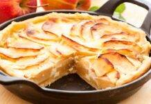 Torta di mele e ricotta senza burro cremosa e super soffice, goduria per tutta la famiglia