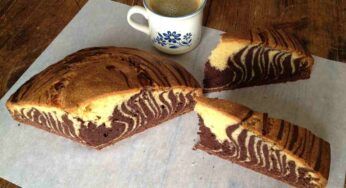 Torta veloce marmorizzata vaniglia e cacao, soffice e creativa piace a tutti davvero