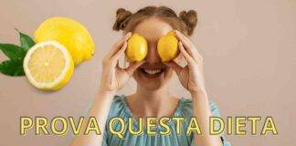 Dieta dei Limoni menu della settimana come funziona