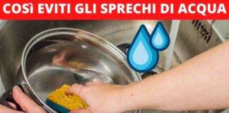 spreco d'acqua come evitarlo bolletta