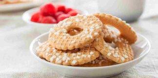 Biscotti della nonna non possono mancare a colazione, li preparai in 7 minuti!