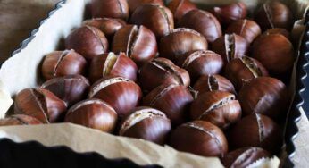 Castagne arrosto, proprio come quelle dei caldarrostai nelle le piazze