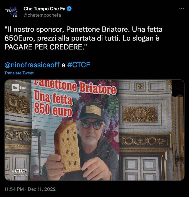Flavio Briatore 850 euro a fetta - RicettaSprint