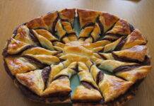 La stella di pasta sfoglia e cioccolato, la colazione del Natale