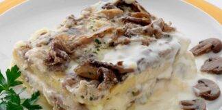 Lasagne di polenta con prosciutto funghi e besciamella ricettasprint