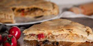 Pizza rustica veloce al tonno