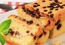 Plumcake con gocce di cioccolato senza burro e uova manteniamoci leggeri prima delle feste!