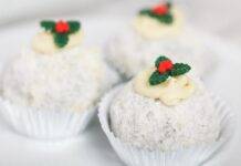 Praline senza forno con latte e biscotti
