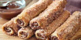 Rotolini di pandoro e nutella non potrai più farne meno