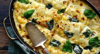Sformato di spinaci light: meno di 200 kcal