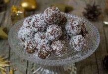 Tartufini cocco e baileys, festeggiamo il nuovo anno con un dolce bocconcino per i più grandi Tartufini cocco e baileys