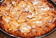Torta di mele in padella, e risparmi un sacco di energia!