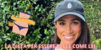 dieta di meghan markle menu tipo schema cosa mangiare